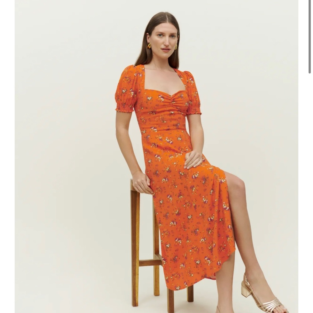 BRAND NEW Lacey midi dress with slit
